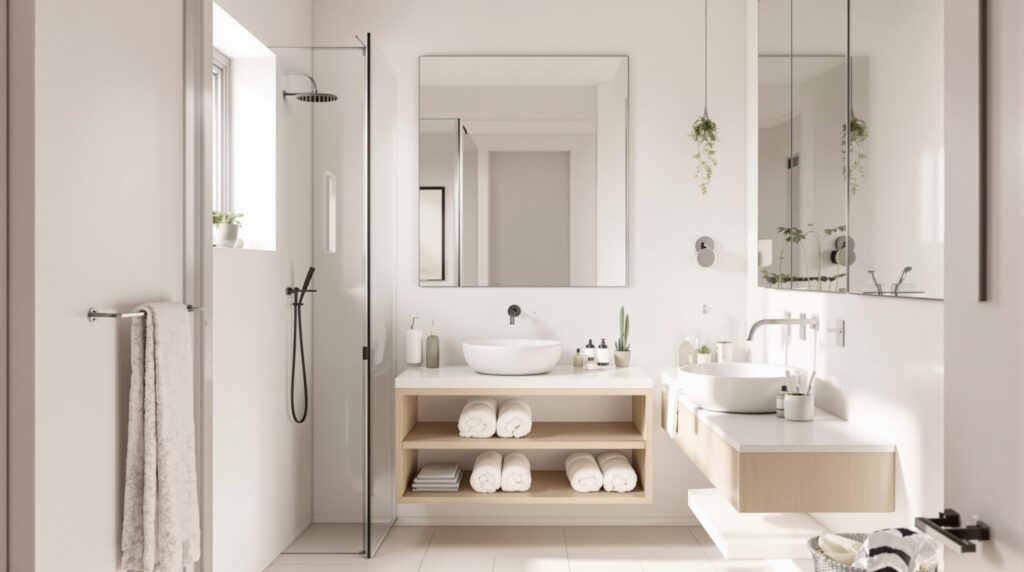 baños pequeños con ducha