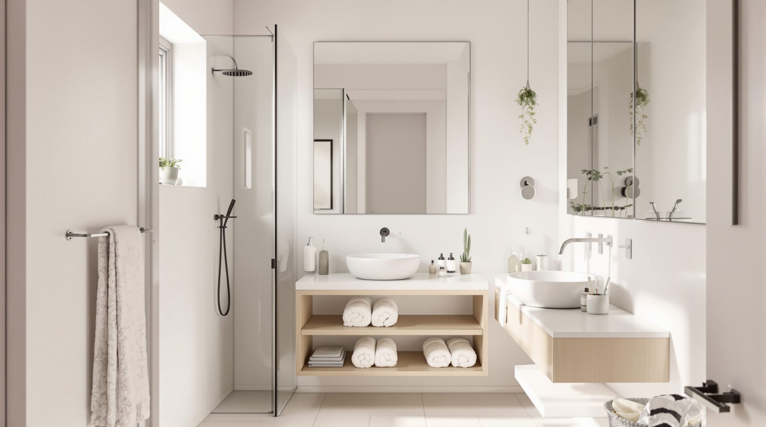 baños pequeños con ducha
