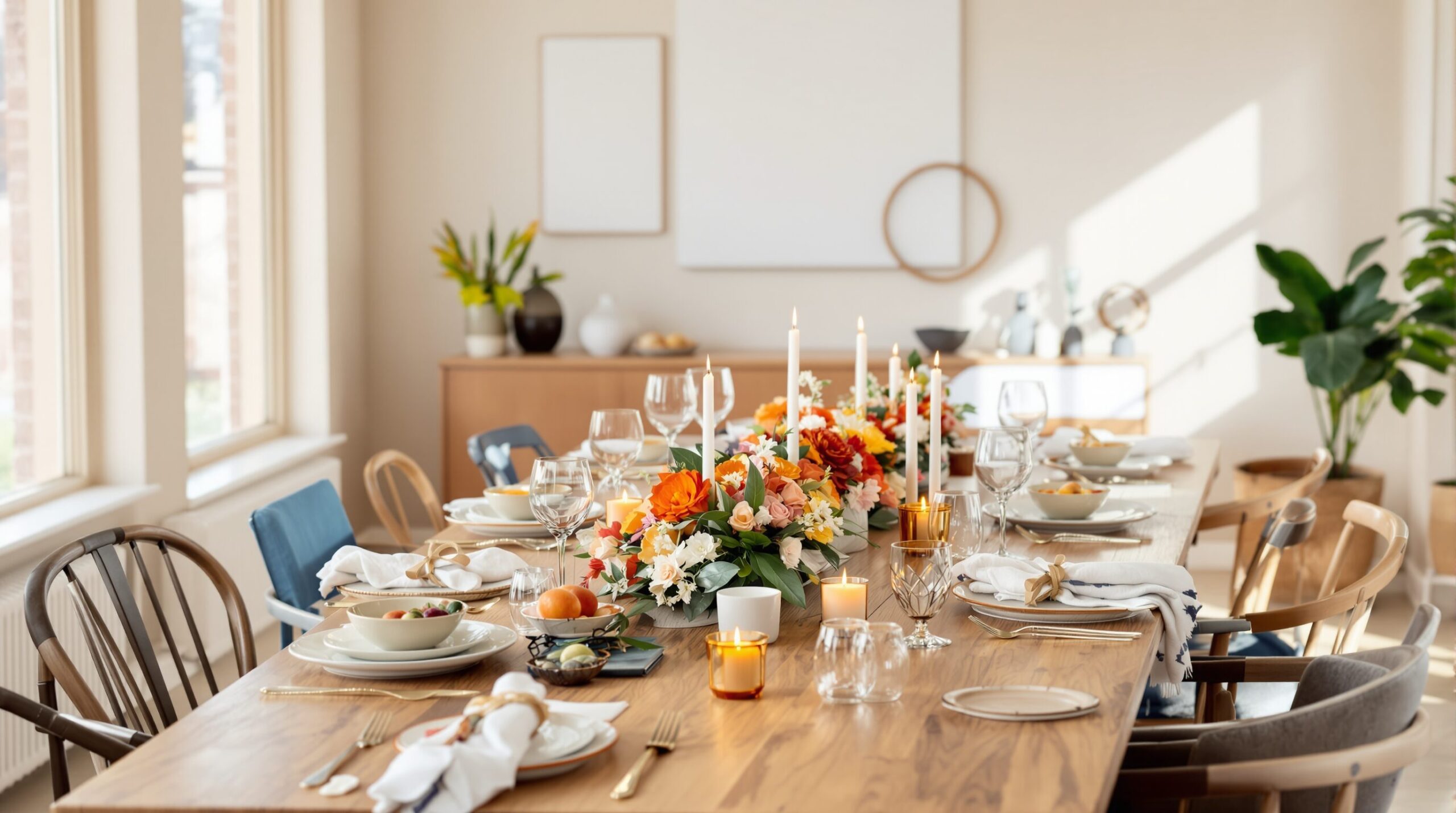 decoracion mesa comedor