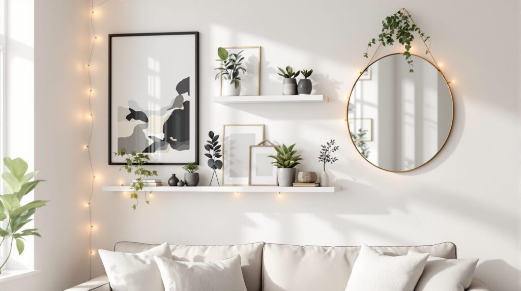 decorar la pared del salon
