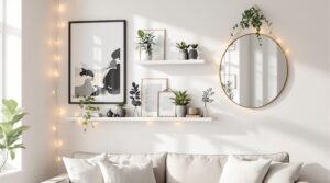 decorar la pared del salon