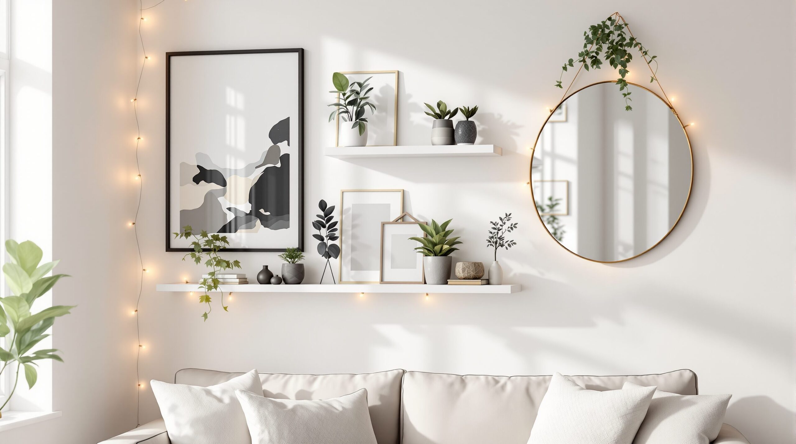 decorar la pared del salon
