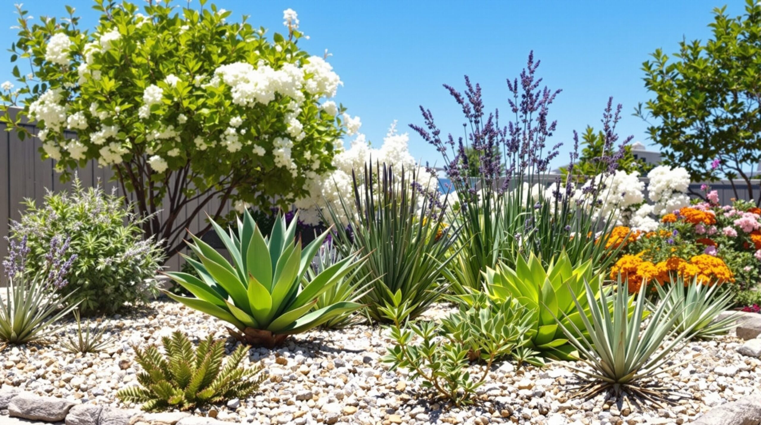 plantas de exterior resistentes al sol y poca agua