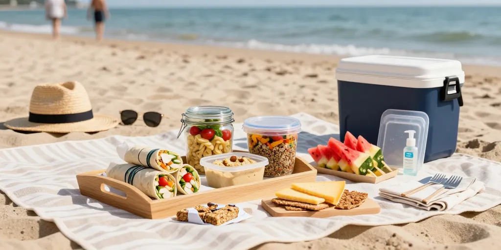 comida que se puede llevar a la playa