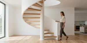 tipos de escaleras para casas